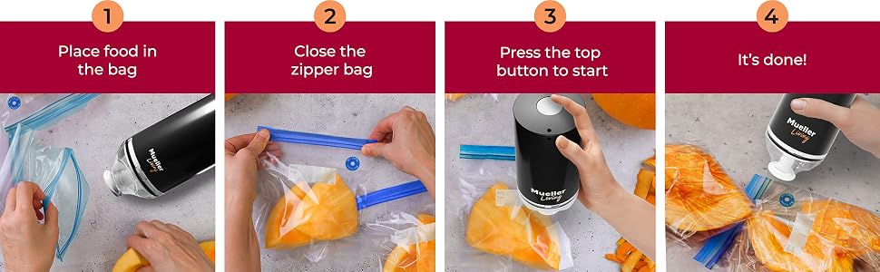 MuellerLiving Portable Vacuum Sealer