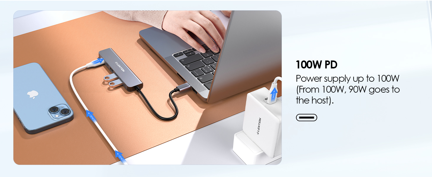 100W PD USB C HUB
