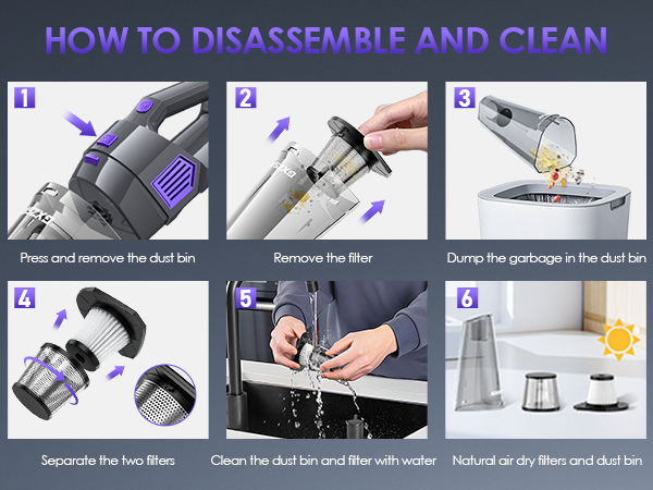 DISASSEMBLE AND CLEAN