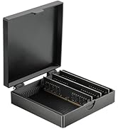 Computer Memory Storage Case, 30-Slot Memory Module Organizer for 37mm-Height DDR3 DDR4 DDR5 RAM,...