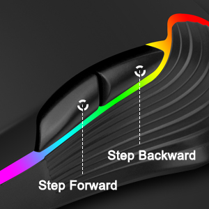Multi-button illuminated mouse