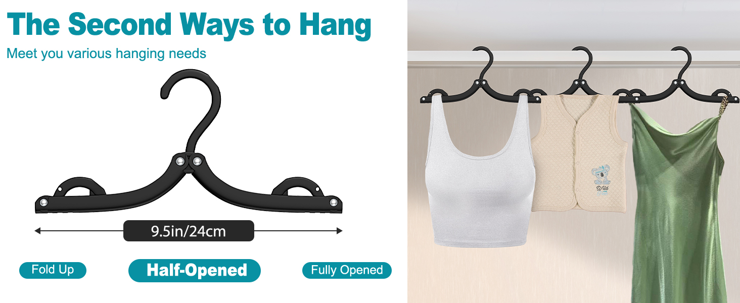folding travel clothes hanger