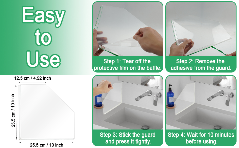 Self Adhesive Splash Guard