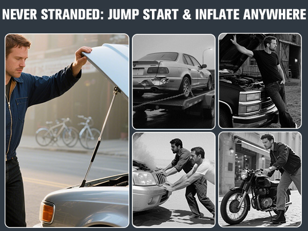 car jumper starter portable portable car jump starter jump starter with air compressor