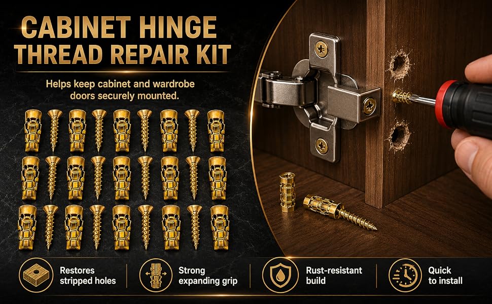 Door Hinge Thread Repair Screws