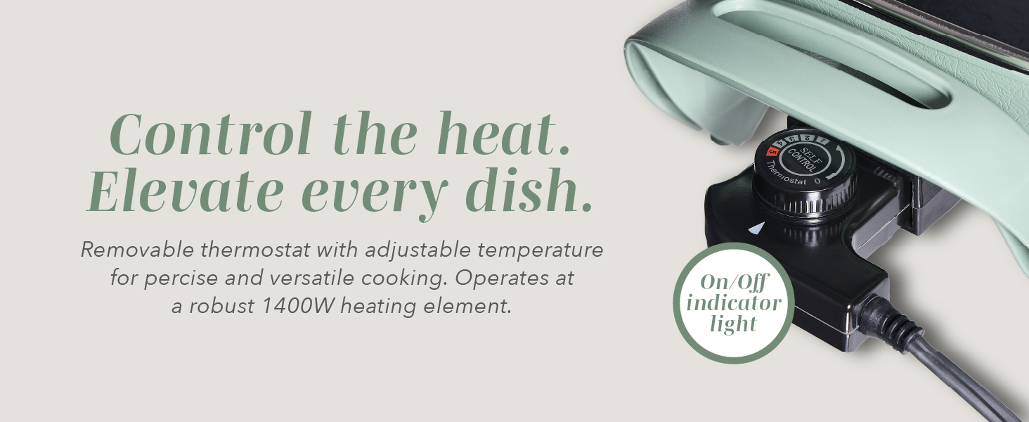 Control the Temperature.