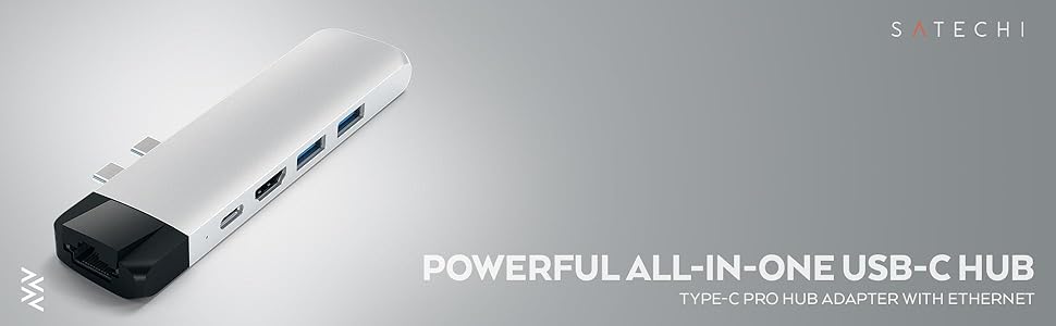 Type-C Pro Hub Adapter with Ethernet