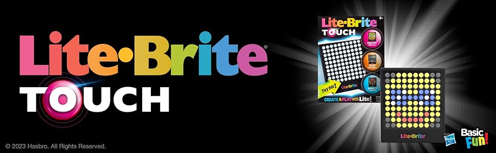 Lite Brite Touch, Developmental toy, Travel Toy