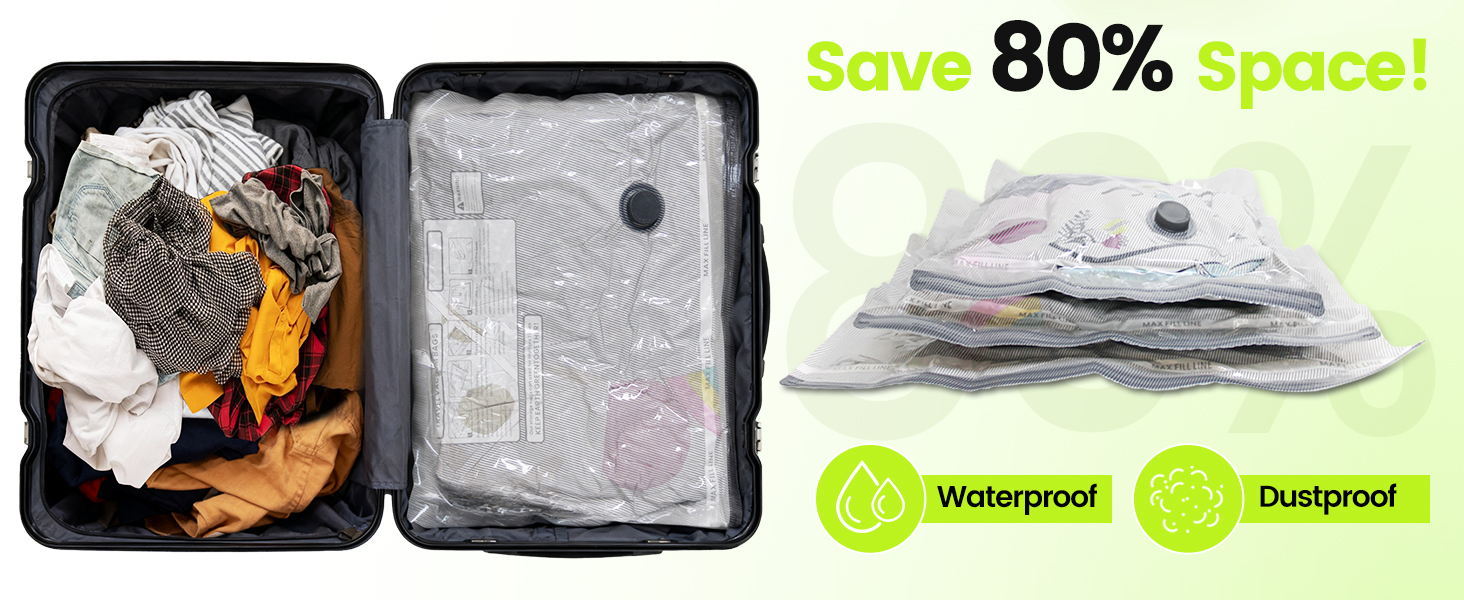 travel vacuum bags for luggage