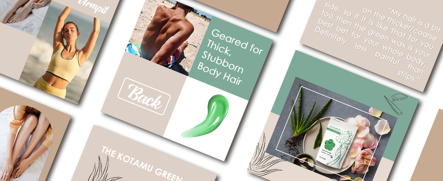 kotamu green aloe hot wax