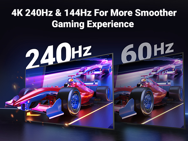Higher Refresh Rate 4K@240Hz