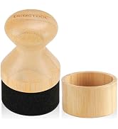 DEBETOOL Cutting Board Oil &amp; Wax Applicator with Lid, Food Grade Mineral Oil &amp; Wax Applicator for...
