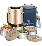 Pawovdeq 67 oz Adults Stainless Steel Vacuum Insulated Wide Mouth Soup Food Thermos Hot Food Jar ...