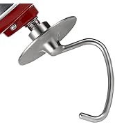 Ezato K45DH Stainless Steel Dough Hook Attachment for KitchenAid, Replacement for Stand Mixer Par...