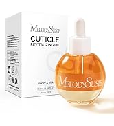 MelodySusie 50ml Honey Milk Cuticle Oil with Olive, Jojoba, Grape Seed&amp; Sunflower Seed - Nourishi...
