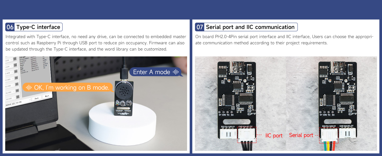 AI voice interaction module Customized voice command development
