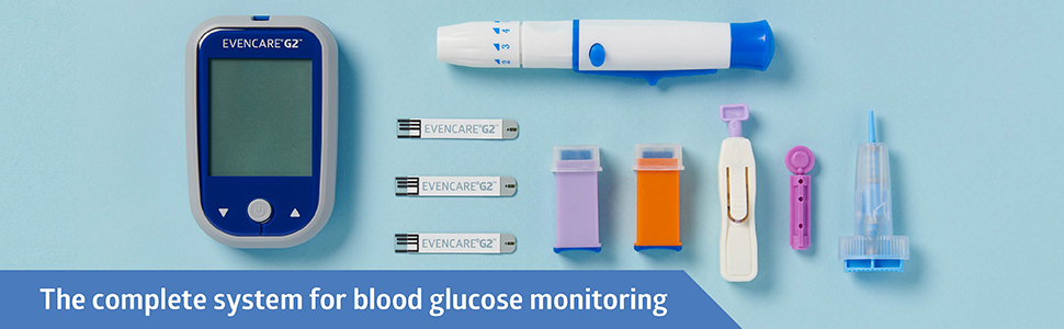 EvenCare G2 Blood Glucose Monitoring Meter