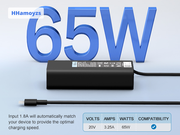 65w laptop charger USB C
