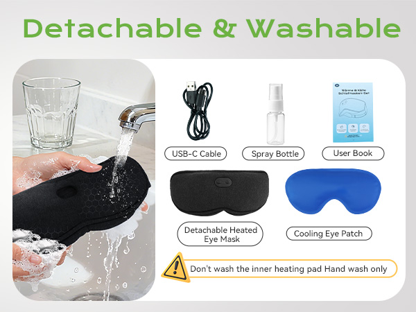 Eye Cooling Gel Benefit: The cooling gel insert provides cooling relief for migraines