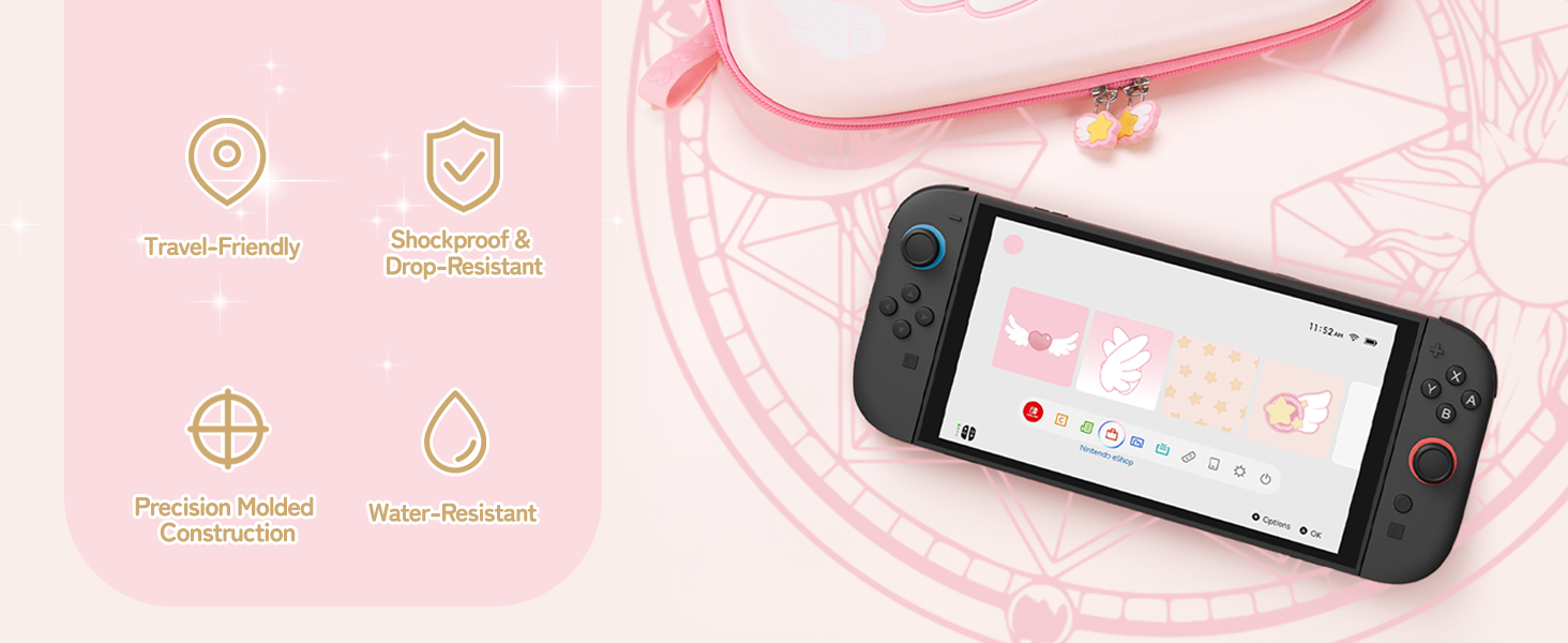 GeekShare Travel Carrying Case Compatible with Switch 2