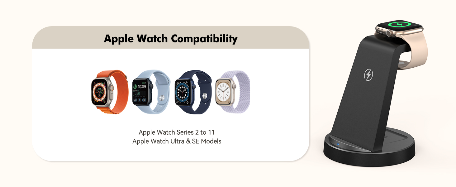 iphone apple watch charging station
