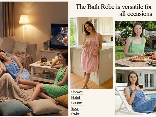 towel wrap for women with straps