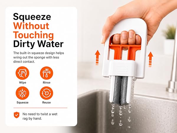 Squeeze to Remove Excess Water
