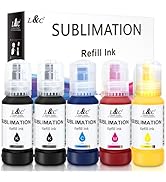 MERRYWORK Refill Sublimation Ink for Epson ET-2400 ET-2800 ET-2803 ET-2720 ET-2760 ET-2750 ET2850...