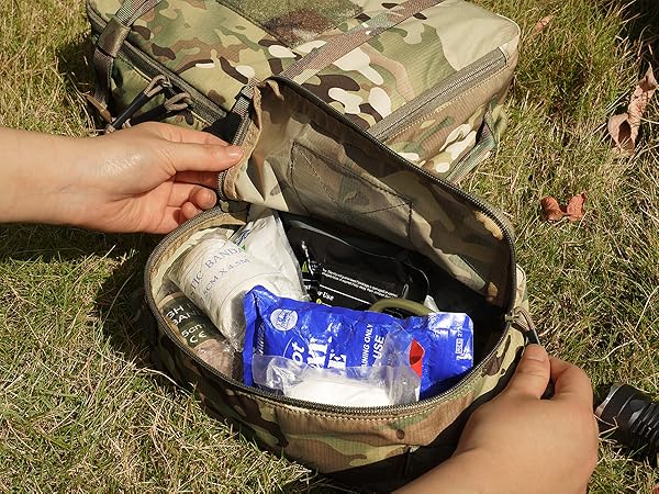 4PCS Tactical Modular Packing Cubes Waterproof