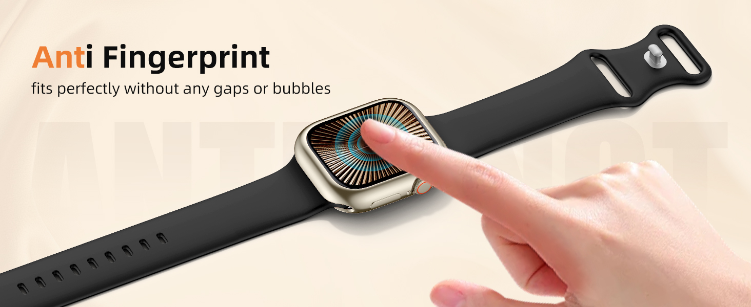 GEAK TPU Case for Apple Watch Series 11 Screen Protector