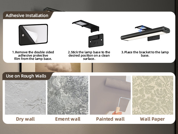 magnetic wall art light