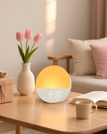 sunlight lamp clock