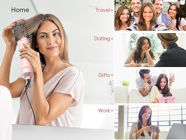 hot hair blow dryer brush