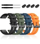 ZPJPPLX 22mm Compatible with Garmin Fenix 6 Pro/6/7/7 Pro/5/5 Plus Watch Band,Soft Silicone Strap...