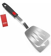 Stainless Steel Spatula Turner, Metal Spatula for Kitchen Use,VOVOLY Heavy Duty Cooking Spatula, ...