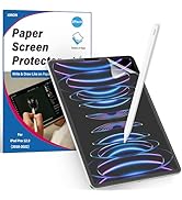 XIRON [2 PACK] Paper Screen Protector Compatible with iPad Pro 12.9 (2022&amp;2021&amp;2020&amp;2018), High T...