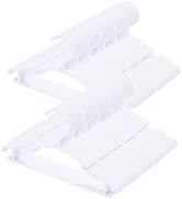 VIIBASE 100 Pack White Baby Nursery Closet Hangers, Non-Slip Laundry Infant Pant Hanger for Newbo...
