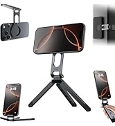 SODI Magnetic Phone Tripod Stand for iPhone - Strong Magnet Foldable Cell Phone Stand for Vlog, G...