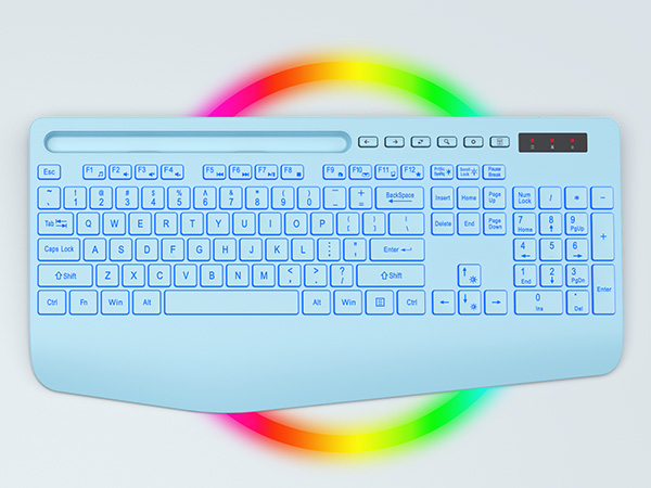 light up keyboard and mouse combo