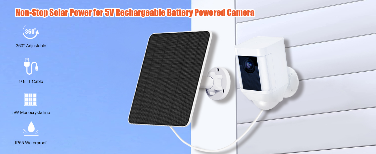 solar panel for ring camera
