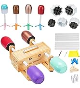 4 Cup Turner for Crafts Tumbler,Epoxy Glitter 4 arms Tumbler Full Kits,DIY Cuptisserie Turner,Cup...