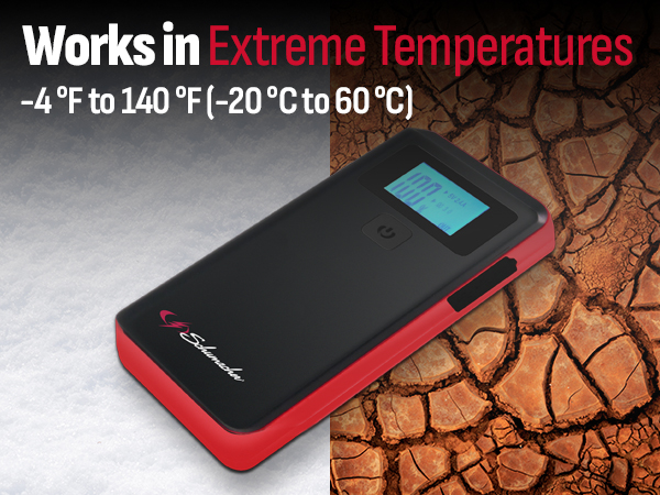 Schumacher SL1639 1000A 12V Lithium Portable Power Pack and Jump Starter 