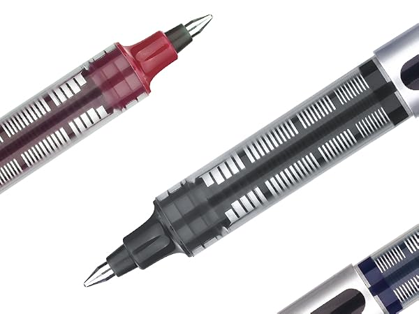 black blue red pens