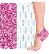OK TAPE Kinesiology Tape for Ankle - 10 Precut Strips | Professional-Grade Water-Resistant &amp; Brea...