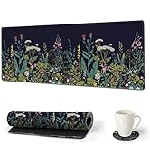 AIMSA Large Gaming Mouse Pad Extended Mouse Pad with Stitched Edge, Keyboard Mouse Mat Non-Slip R...