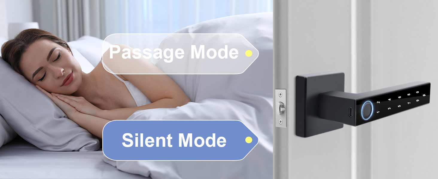 door handle with keypad