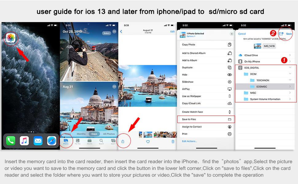 sd card reader for iphone