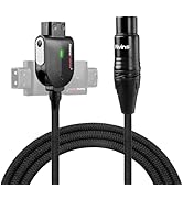 Alvin's Cables Smart D-Tap to XLR 4 Pin Female Braided Power Cable for Sony VeniceF55|SXS, for Bl...