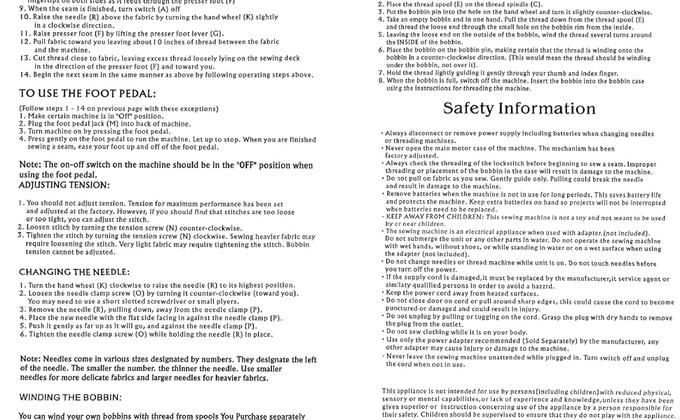 Mini Sewing Machine Portable Sewing Machine