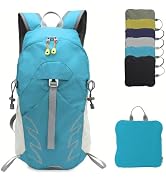 UtiaMiaoGonGo Small Lightweight Hiking Backpack,20L Foldable Hiking Daypack Cycling Hydration Bac...